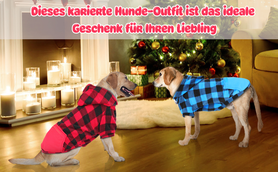 Modisch Mittlere Hund Kapuzenpullis Set