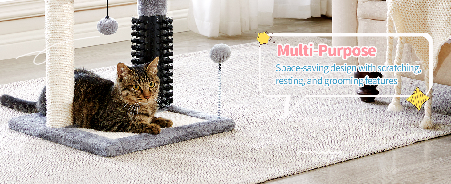 cat self grooming brush