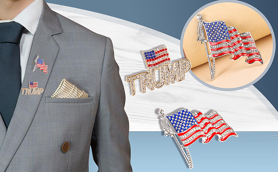 trump brooch