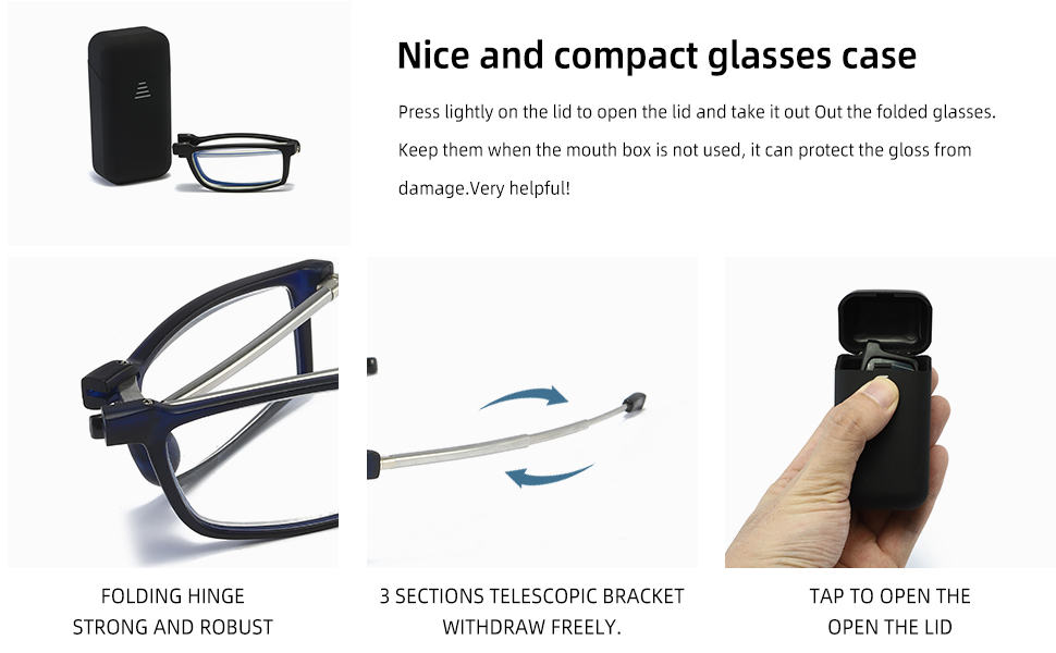 folding reading glasses