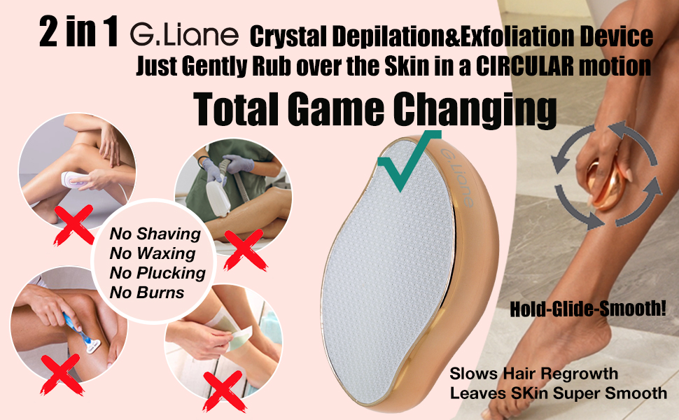 G.Liane Upgraded Crystal Hair Eraser(Gold)