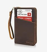 leather passport wallet