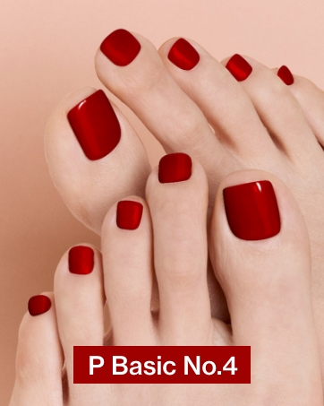 ohora, attachable, gel nail, red, pedi, summer