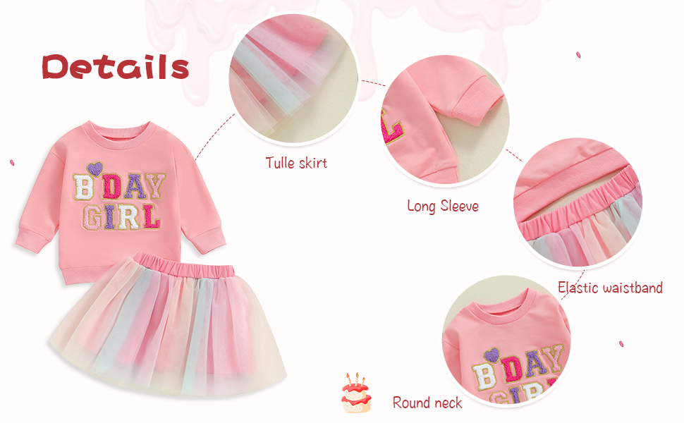 Tops Sweatshirts + Tutu Skirt Set