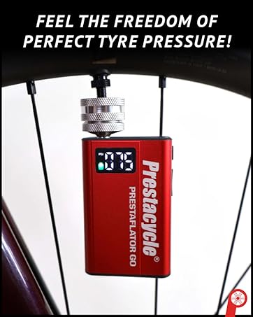 Prestacycle Prestaflator GO Pocket Rechargeable Bicycle Inflation Tool