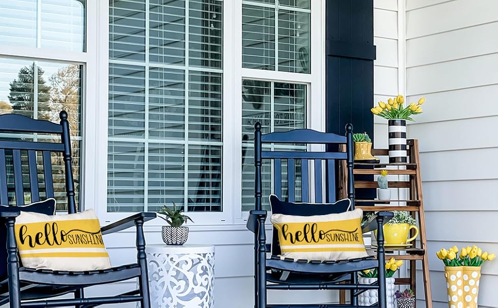 summer pillow cover 12x20