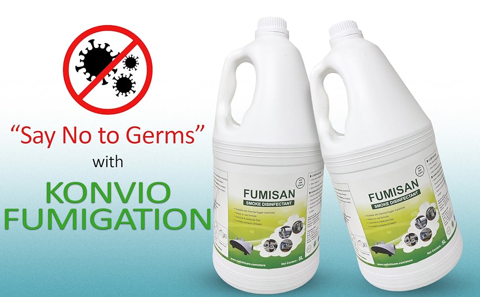 Konvio Fumigation Liquid Disinfectant Solution for all kinds of