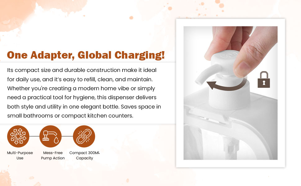 SPN-JGSP Soap Dispenser for Bathroom Kitchen Accessories