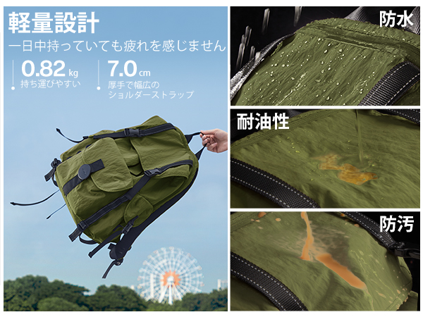 【ほぼ新品・未使用】MiXi 防水 リュック ほぼ新品・未使用】MiXi 防水 リュック