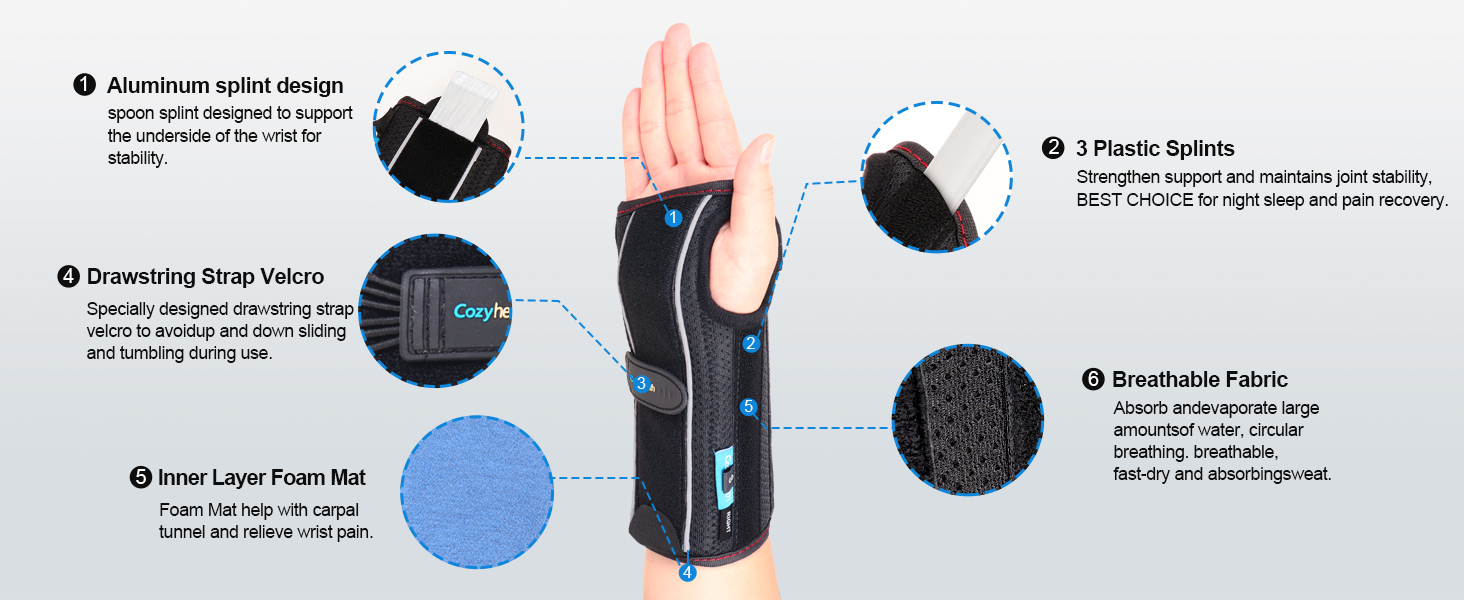 UNIQUE DESIGN Carpal Tunnel Brace