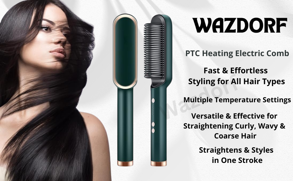 hair comb straightener hair state machine comb straightener brush electing hair straightener