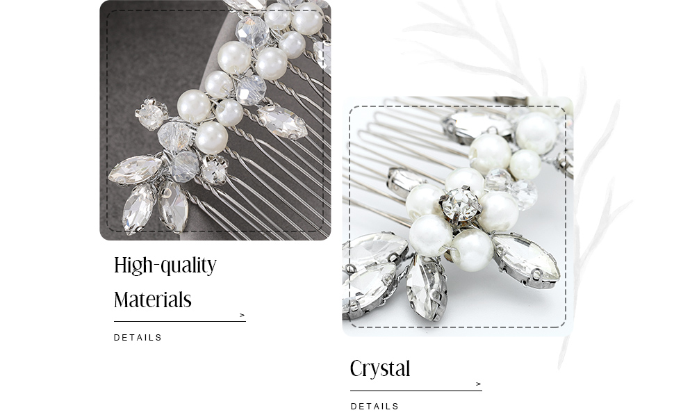 Hair combs for women decorative