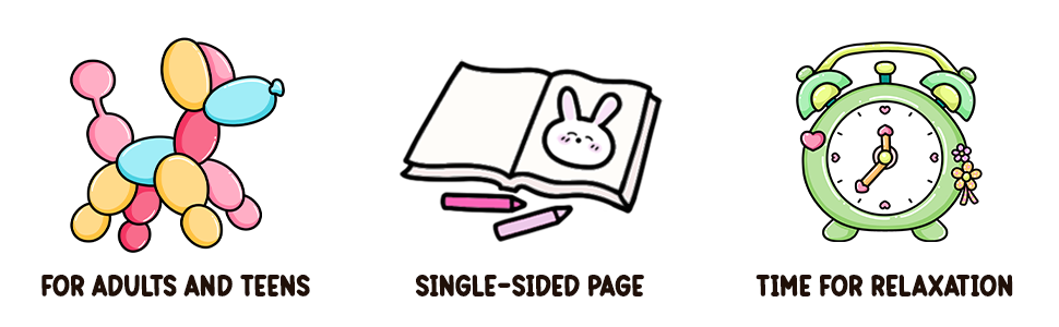 simple coloring book, bold and easy coloring book for adult, stress relief coloring book for adults