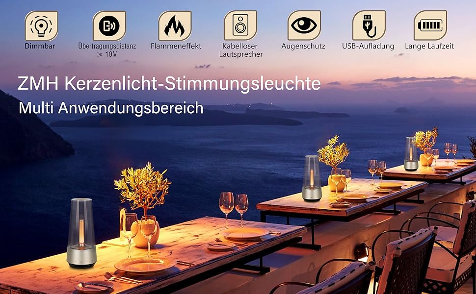 LED dimmbar Tischleuchte