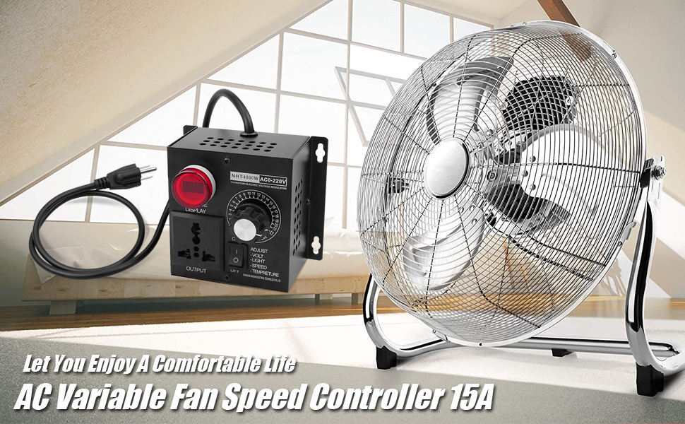 AC Variable Fan Speed Controller, SCR Voltage Controller
