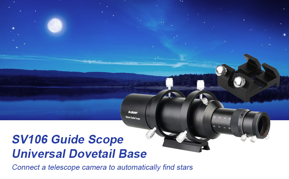 SVBONY Universal Dovetail Base Bundle with SV106 Guide