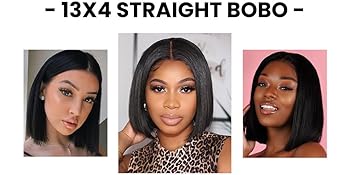 13x4 Straight Bob Wig