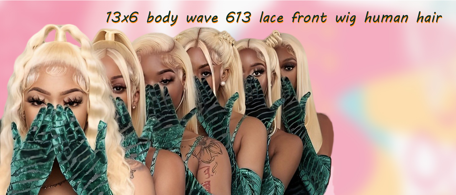13x6 Body Wave 613 Lace Front Wig Human Hair