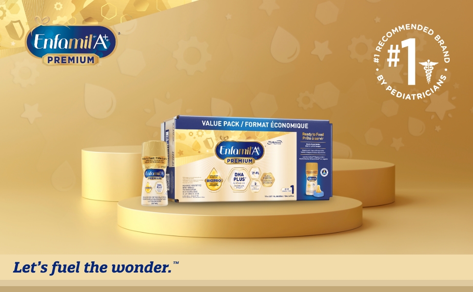 Enfamil A+ Premium, Ready to Feed, Baby Formula, with DHA and our