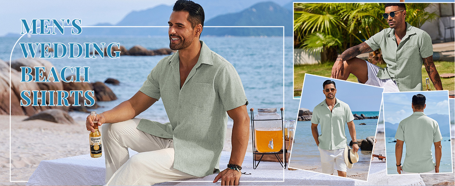 mens short sleeve button down shirt