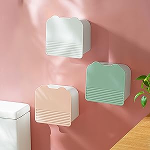 pad and tampon organizer for bathroom