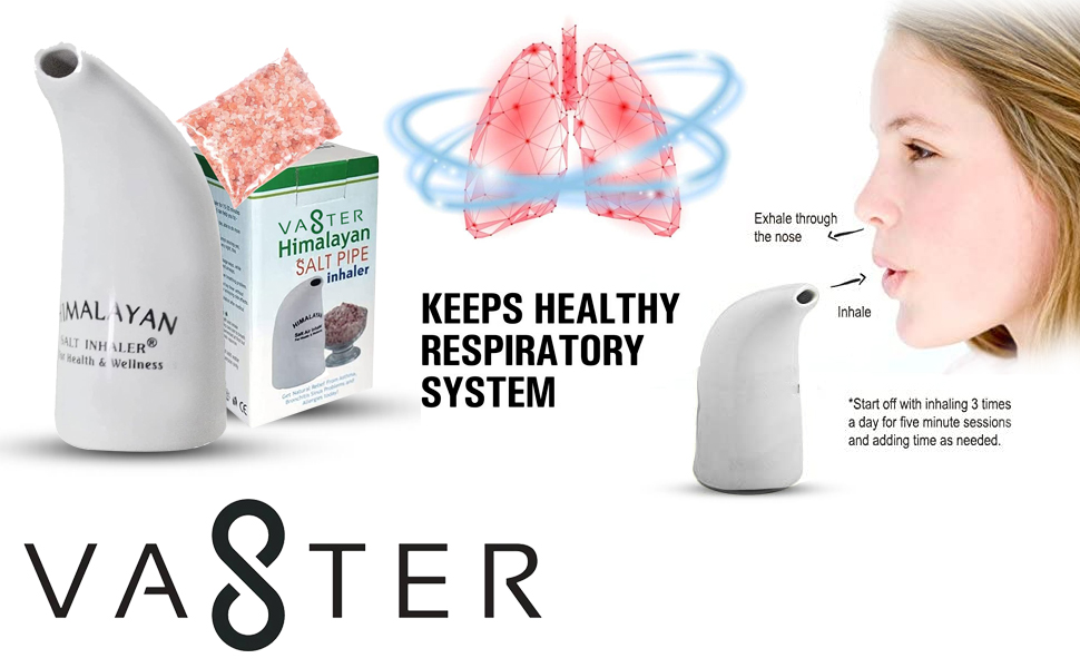 Himalayan Salt Inhaler Himalayan Pipe Natural Salt Ceramic Filled