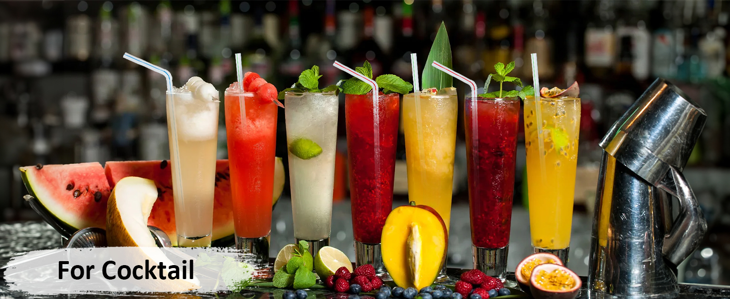 Flexible Disposable Plastic Straws