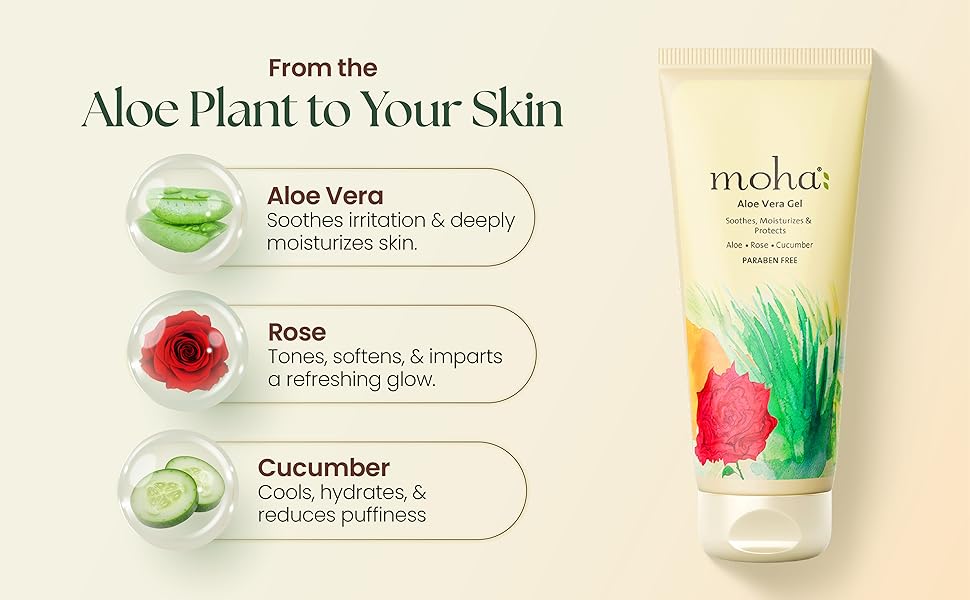 Key Ingredients of Moha Aloe Vera Gel