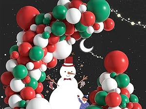 Merry christmas balloons