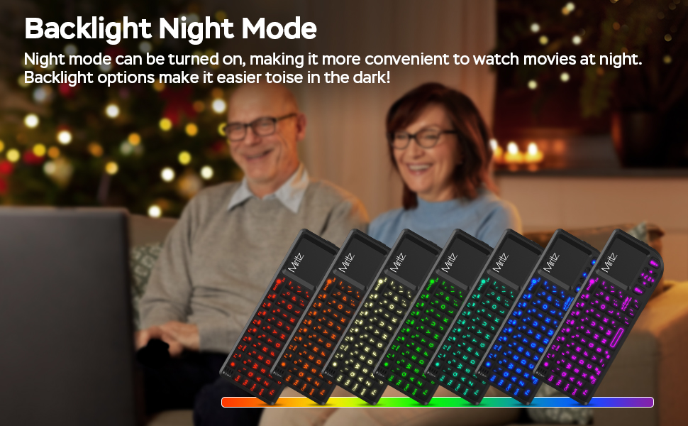 Backlight choose make easier to use in the dark!