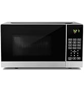 AMZCHEF Small Microwave Oven with 9 Auto Menus & Child Lock, LED Lighting, 0.7 Cu Ft, 700W - Kitc...