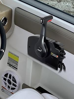 VEVOR Bo?te De Télécommande Montage Latéral 8 Broches Pour Moteur De Bateau Mercury PT 12 Boîte de commande à distance bateau