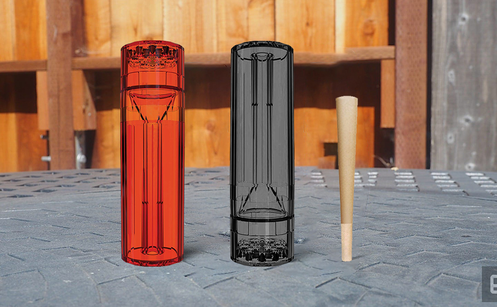 Herb Grinder Cone Loader Portable Cone Grinder, Transparent