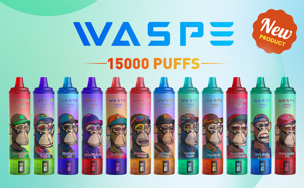 その他 WASPE WASPE 12000パフ｜0%-5% ニコチン、使い捨てVAPE｜アイビュウ