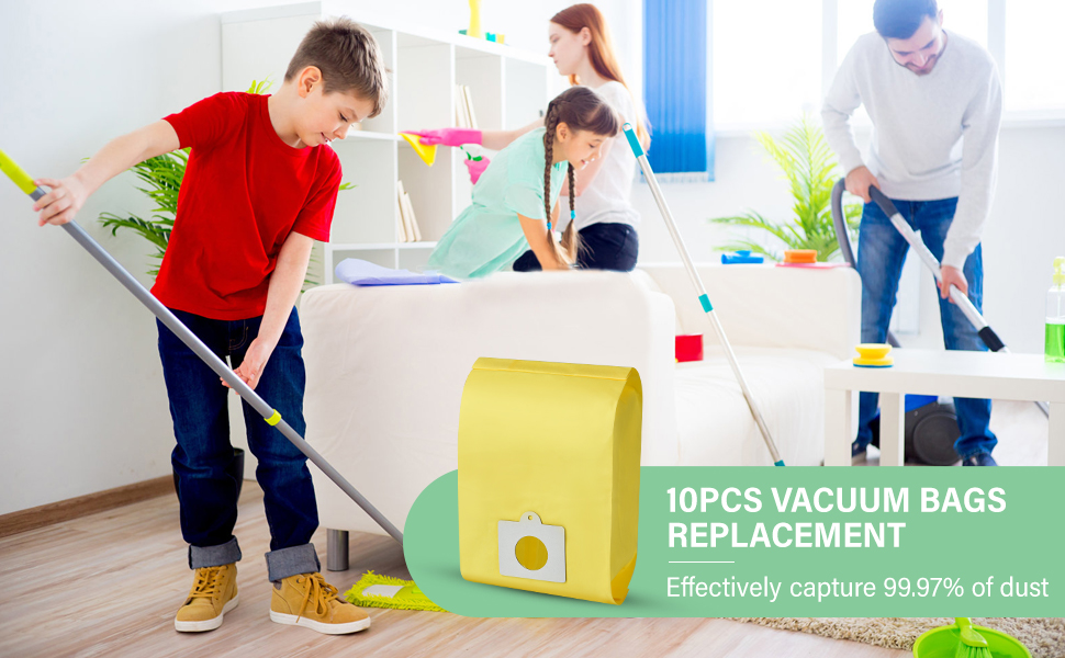 10Pcs Vacuum bags Replacement Compatible with Kenmore 50403, Disposable