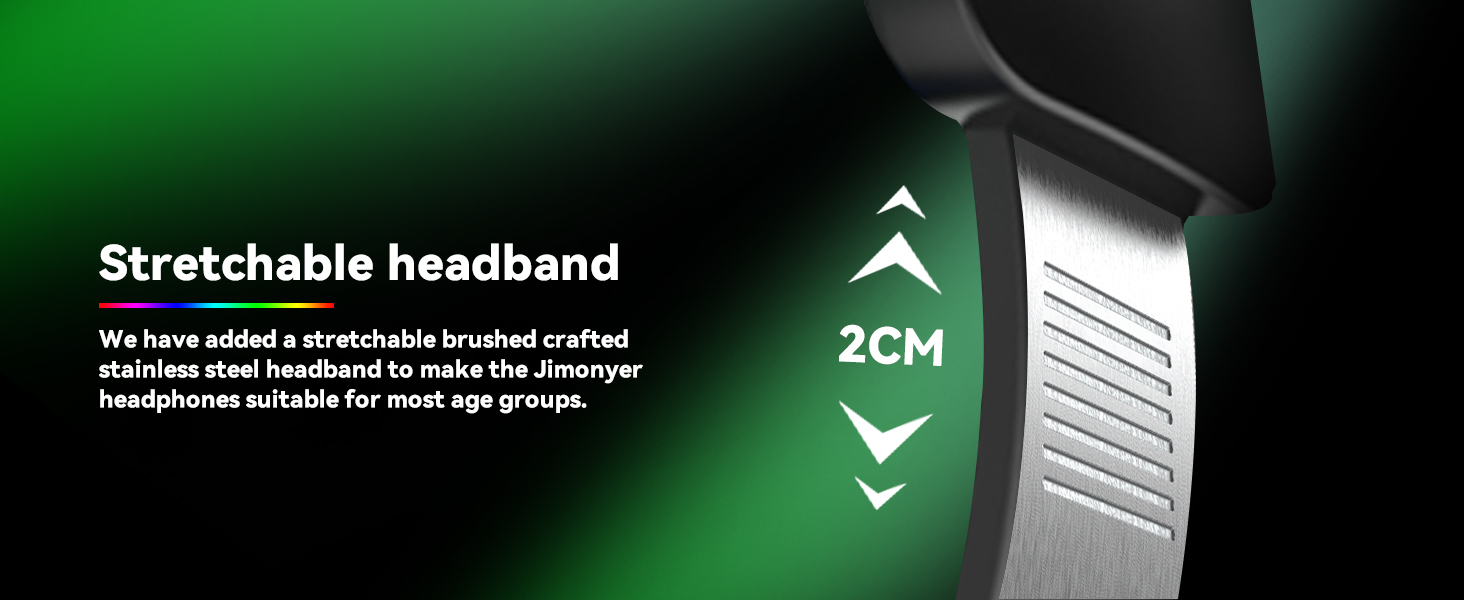 Stretchable Headband Gaming Headsets