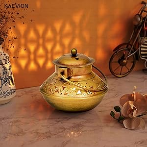 KAEVION Home Décor Small Size Incense Holder Only Wall Hanging Degchi Pot Dhup Dani Home Decor Item