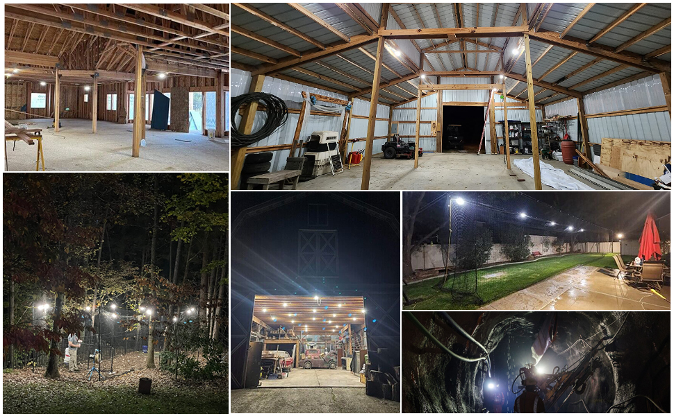 led construction work string light 150W