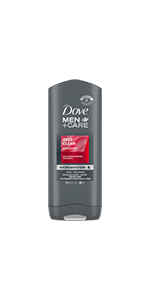 Dove Men+Care Deep Clean Body and Face Wash, 13.5 oz