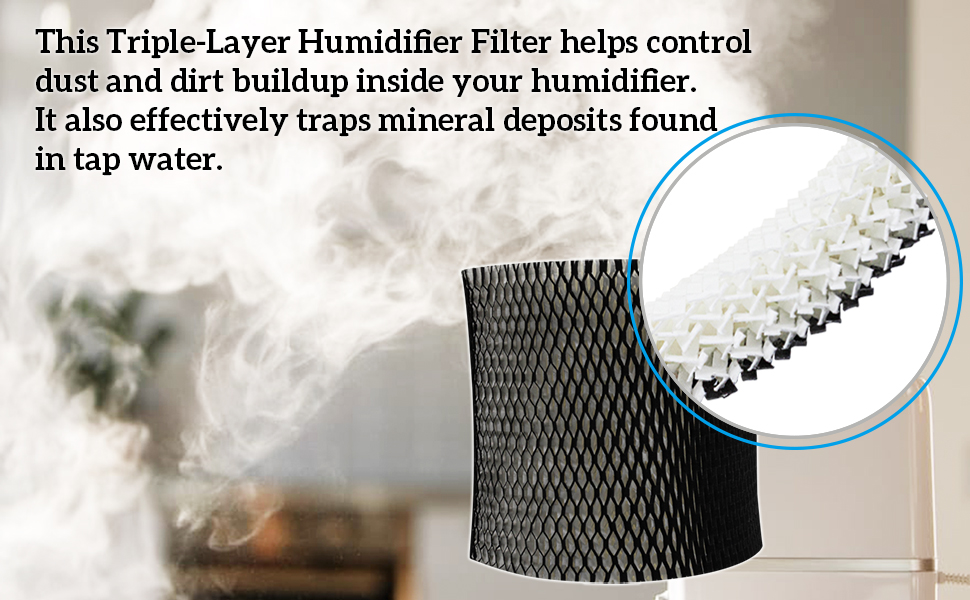 HWF64 Humidifier Filter Replacement for Holmes Type B