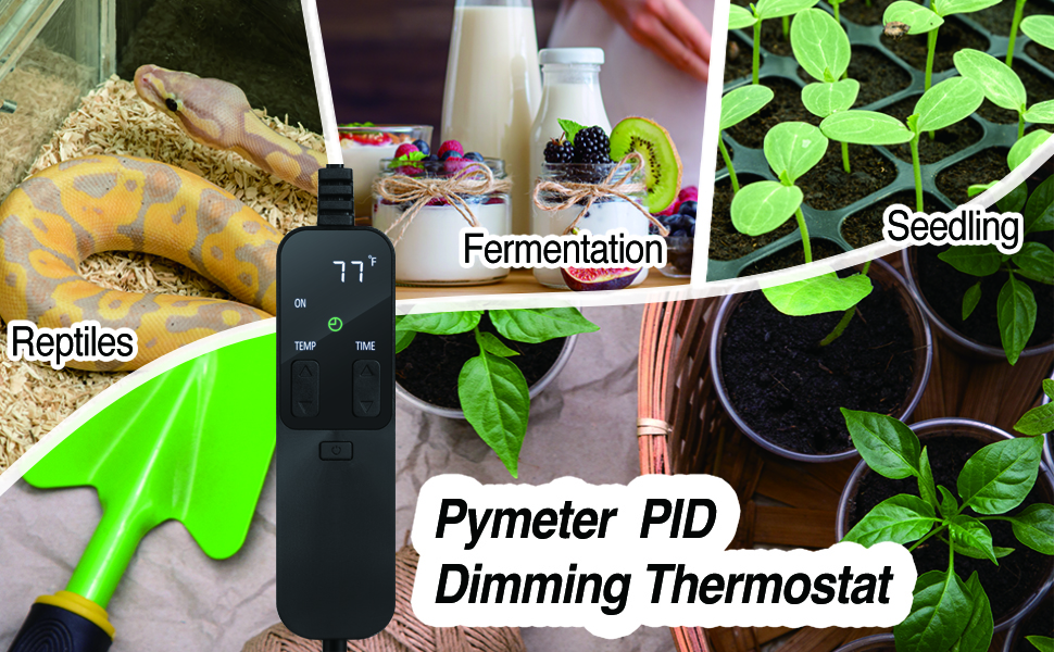 Pymeter PID Heat Mat Thermostat for Reptiles Heating Pad