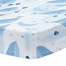 Bubbles & Squirt Crib Sheet
