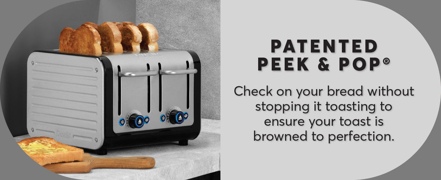 Dualit 46505 Architect 4 Slice Toaster Brushed Stainless Steel with