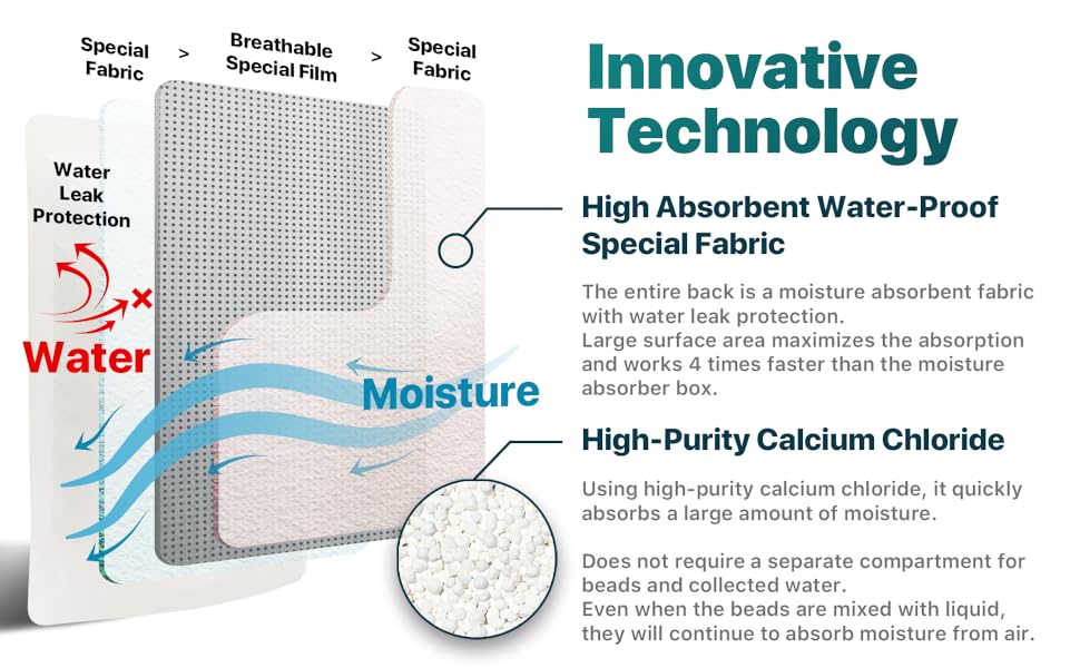 Dry & Dry [9 Packs Standing Moisture Absorbers to Control Excess Moisture for