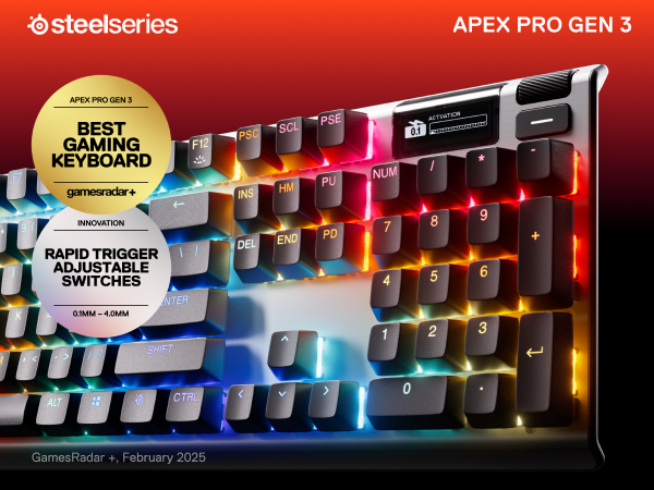Amazon.com: SteelSeries Apex Pro Gen 3 OmniPoint 3.0