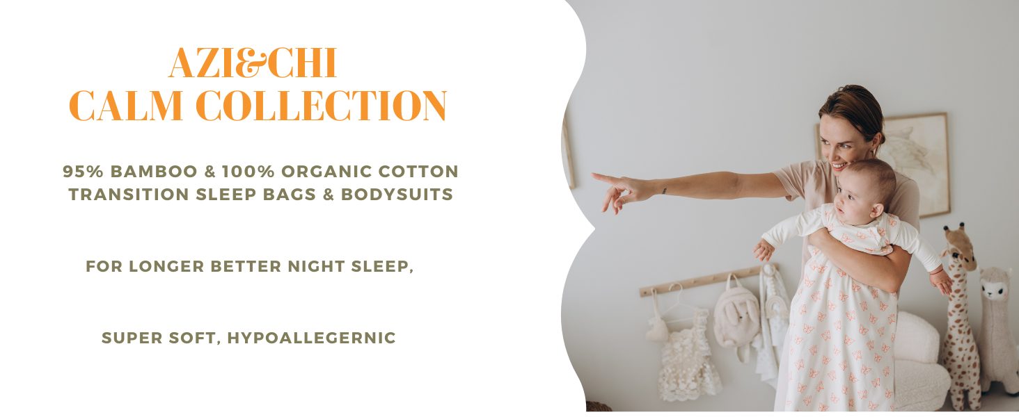 baby sleep bag 12-18m 0-6m bamboo organic cotton essentials newborn