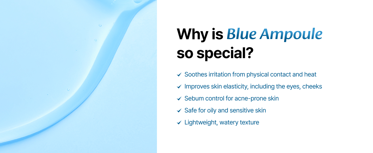 Redness care, oil control, lightweight serum, soothing ampoule, fast-absorbing, calming skincare