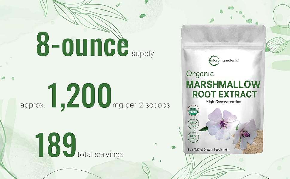 Organic Marshmallow Root Extract Powder