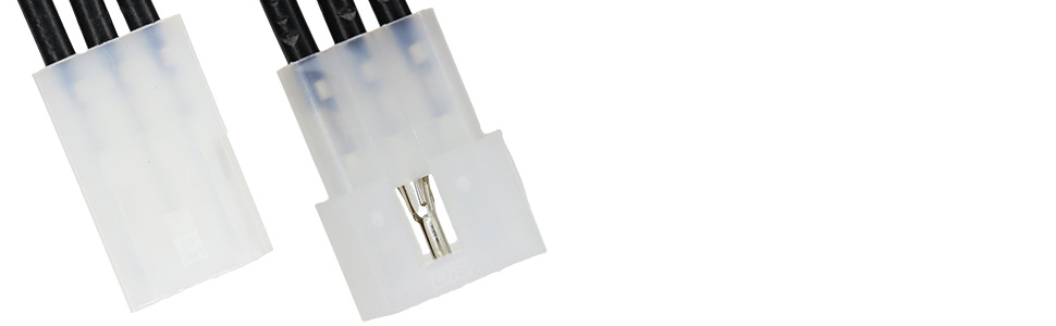 KF2510 2.54mm Plug+Socket+Crimps Black 2-6p Connector B2W (Molex KK254 Style