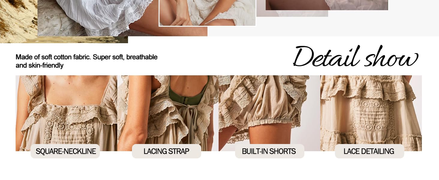 Ruffle Flowy Boho Sun Dress for women